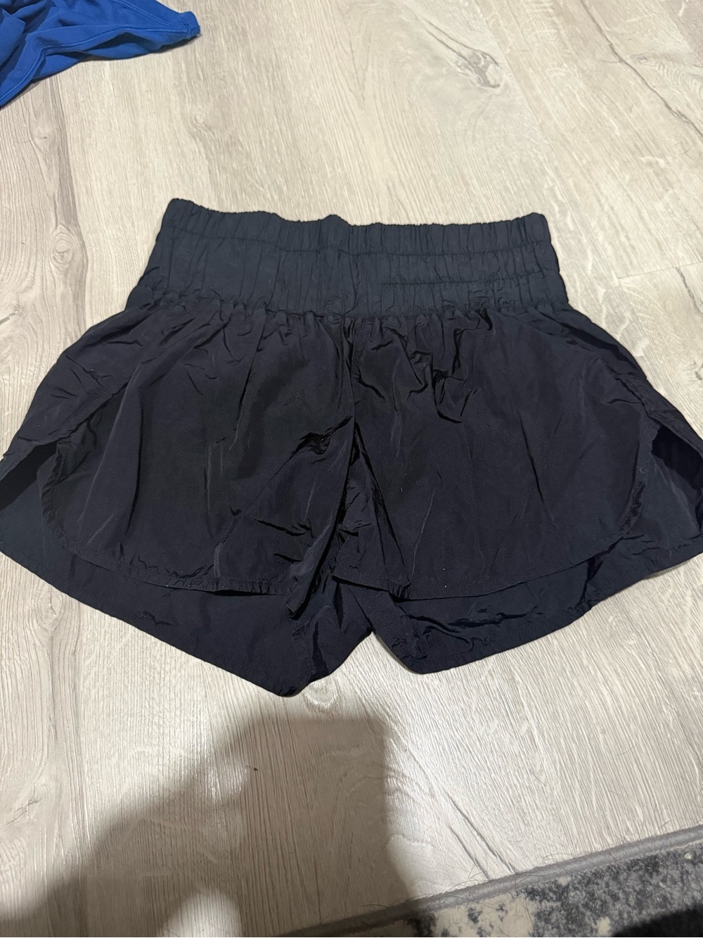 Free People Black Layered Athletic Shorts